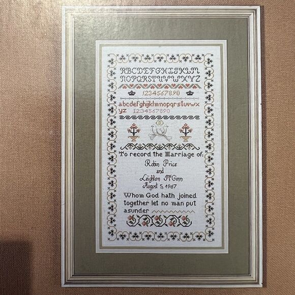 Vintage Classic 18th Century Sampler Lords Prayer Cross Stitch Patterns - Picture 6 of 7